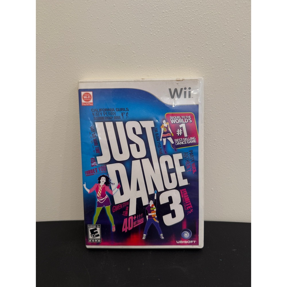 Just Dance 3 Nintendo Wii Video Game Ubisoft 2011 Complete with Manual CIB